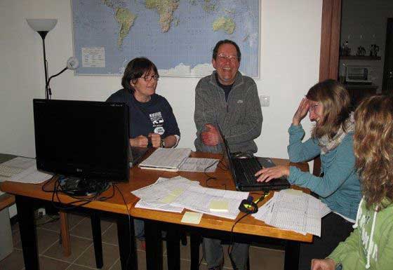 Data entry at base